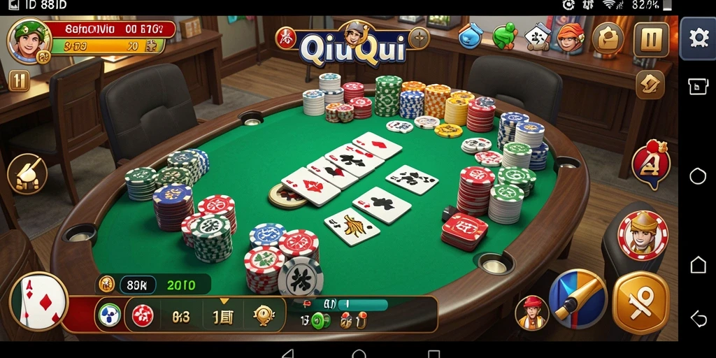 Tampilan screenshot gameplay QiuQiu di 88ID.