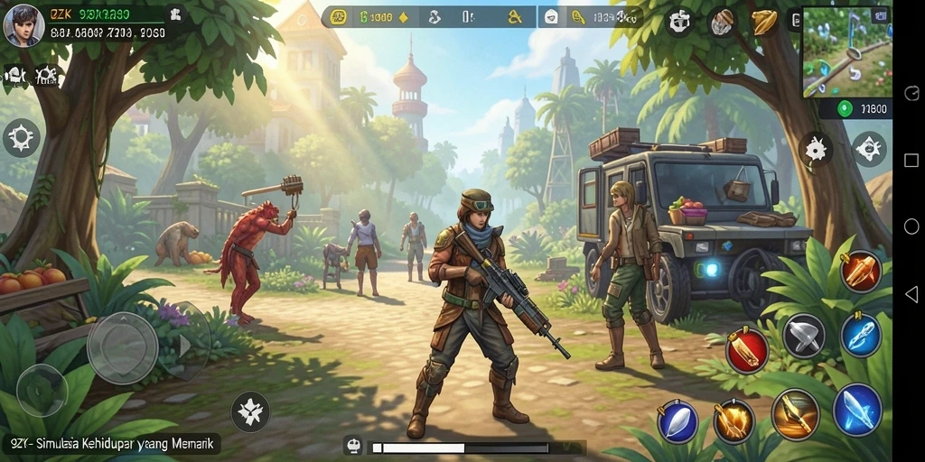 Tampilan gameplay <strong>9ZK</strong> yang menarik dalam dunia simulasi.
