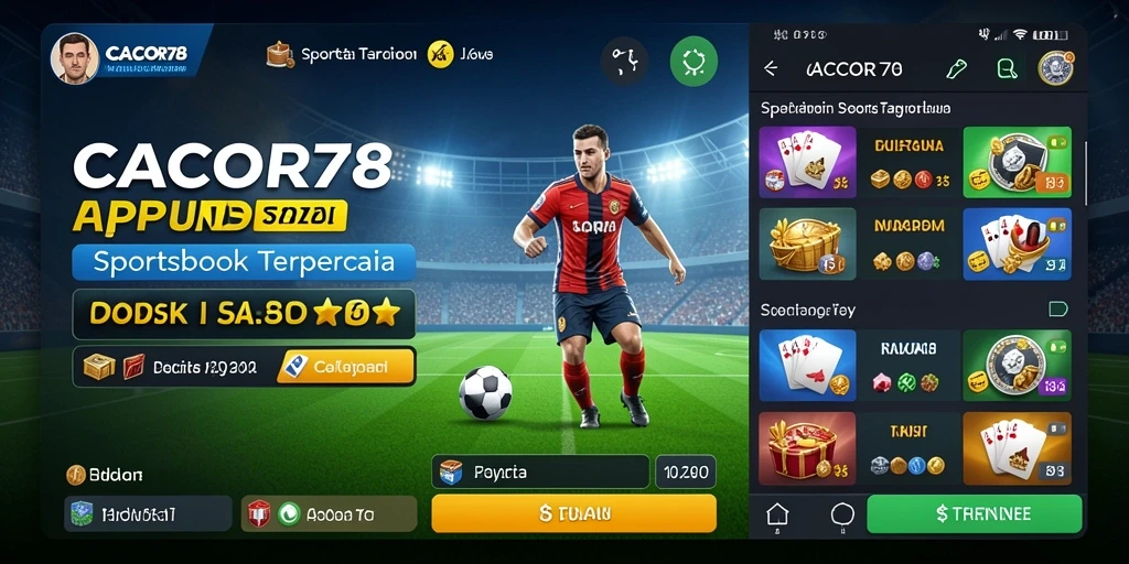 Tampilan gameplay menarik dari aplikasi Sportsbook CACOR78.