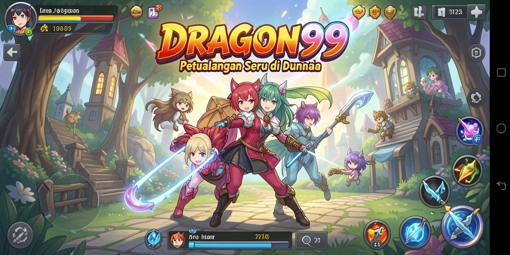 Tampilan gameplay DRAGON99 yang menarik dan dinamis.