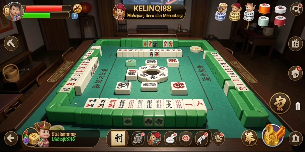 Gameplay KELINCI88 menunjukkan keseruan dan tantangan Mahjong.