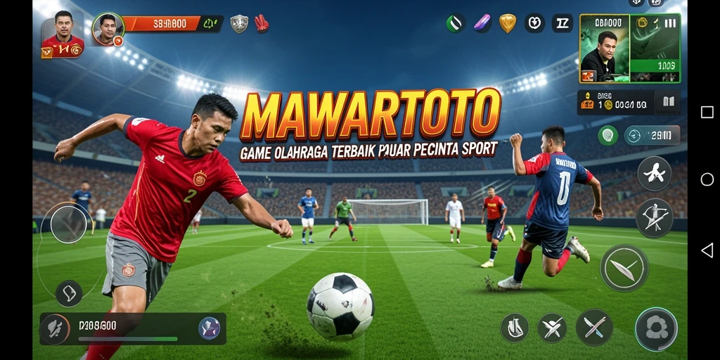 Screenshot gameplay MAWARTOTO yang menampilkan aksi olahraga seru.
