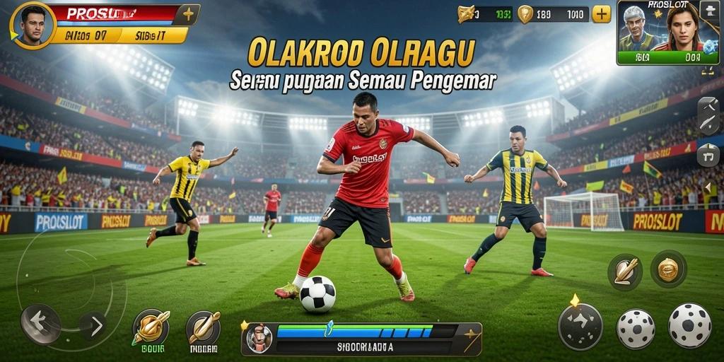 Gameplay seru dan menarik dalam PROSLOT yang menguji keterampilan olahraga.