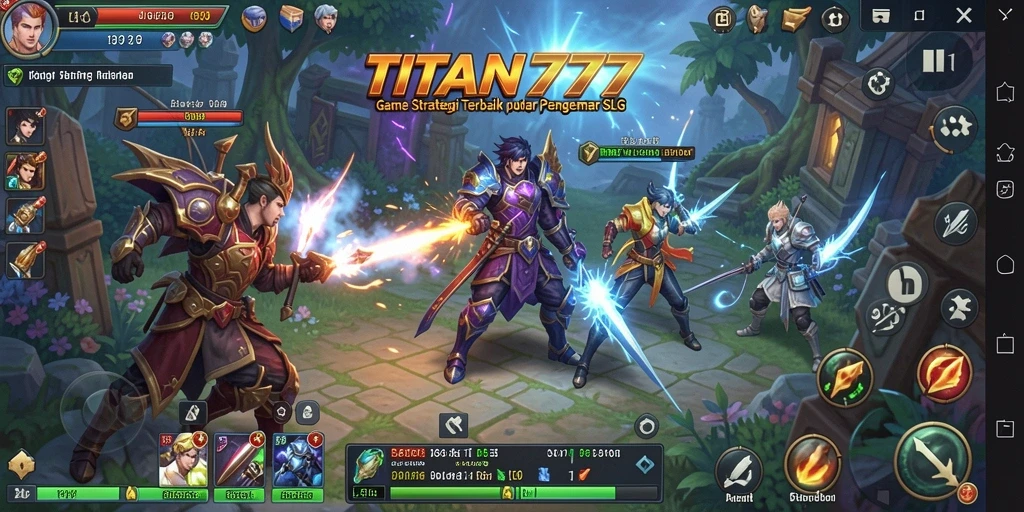 Tampilan gameplay <strong>TITAN777</strong> yang seru dan menantang para pemain.
