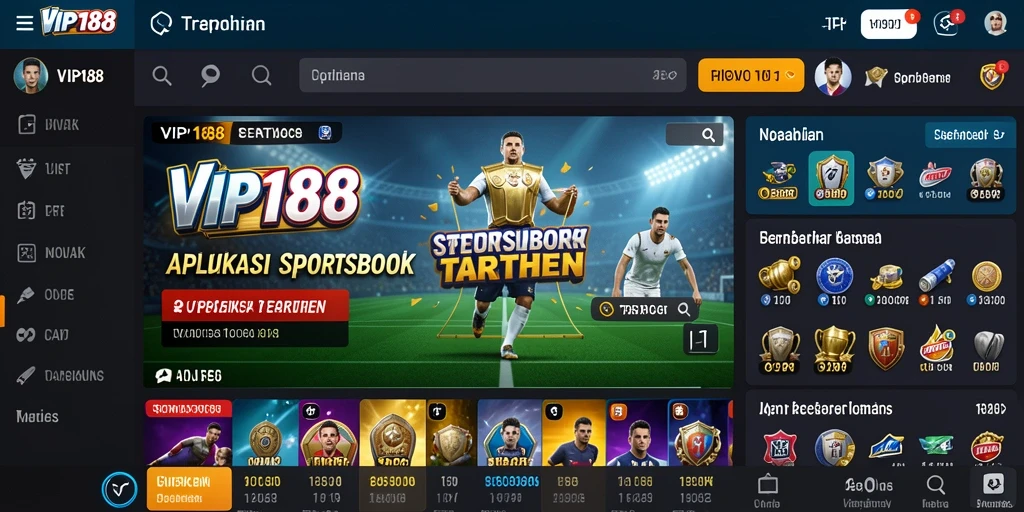 Tampilan gameplay Sportsbook yang menarik dan interaktif.